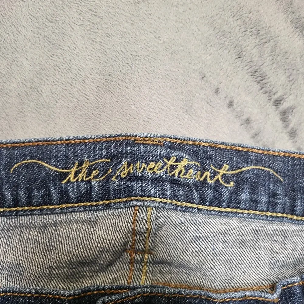 Old Navy The Sweetheart Jeans Womens 12 Tall Blue Flared Mid-Rise 5-Pocket